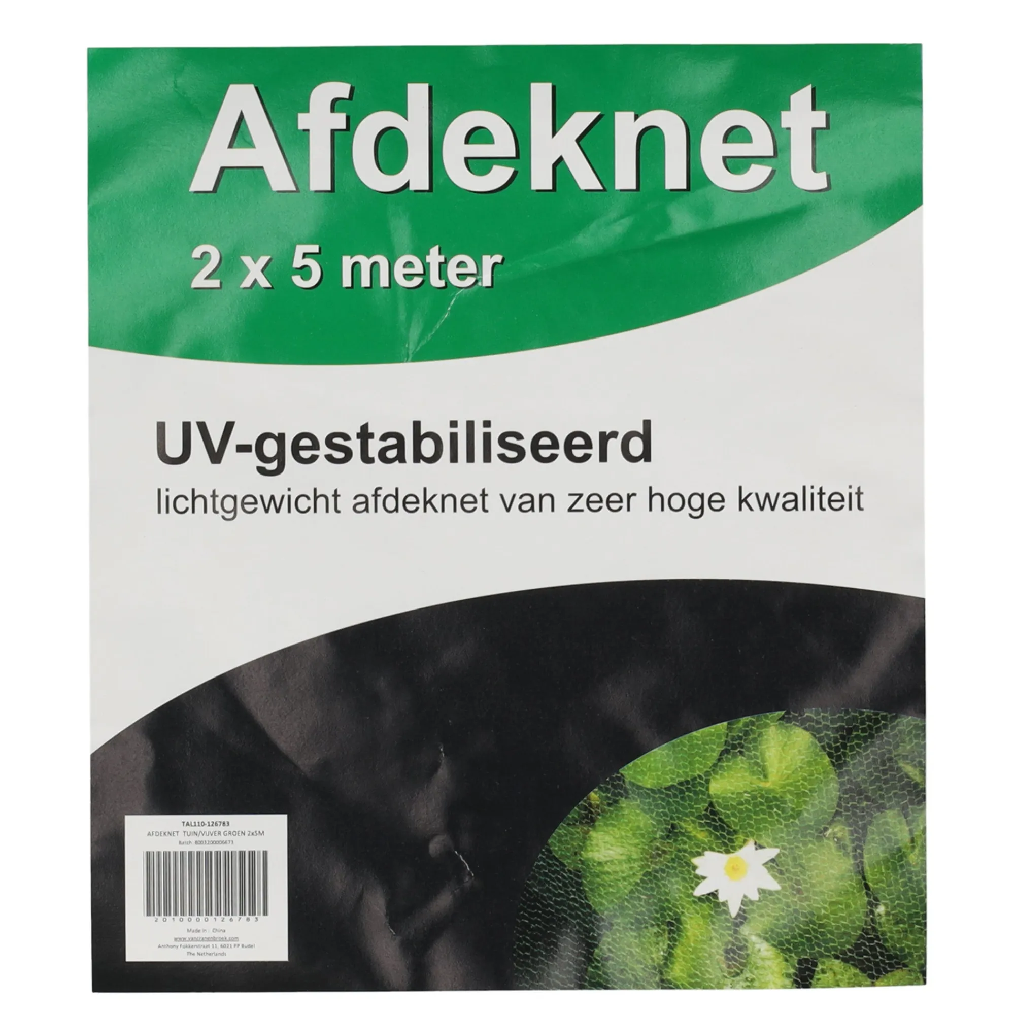 Bel Garden Vijver>Afdeknet tuin/vijver groen 2X5m