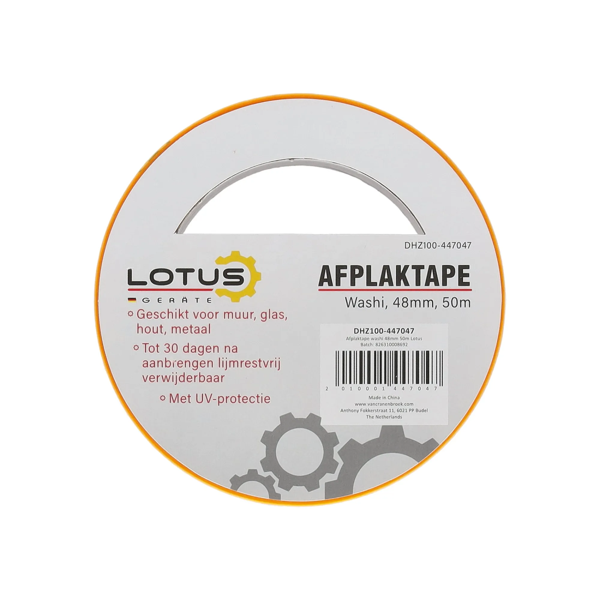 Lotus Verfspullen>Afplaktape pro Washi 48 mm 50 m