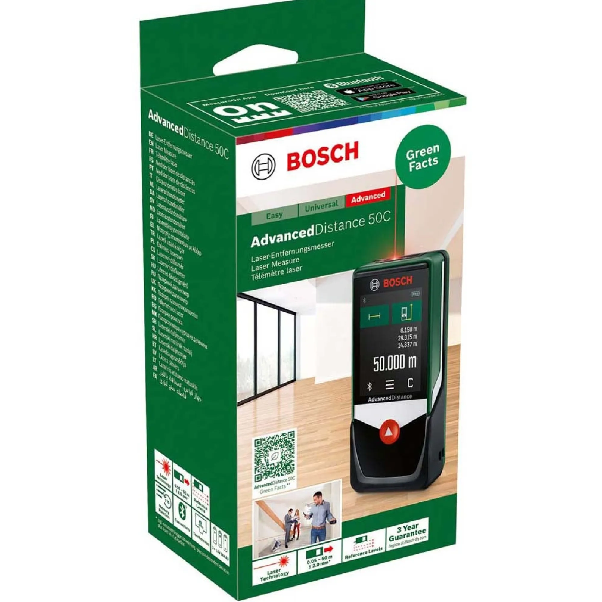 Bosch Handgereedschap>Afstandmeter Advanced Distance 50C