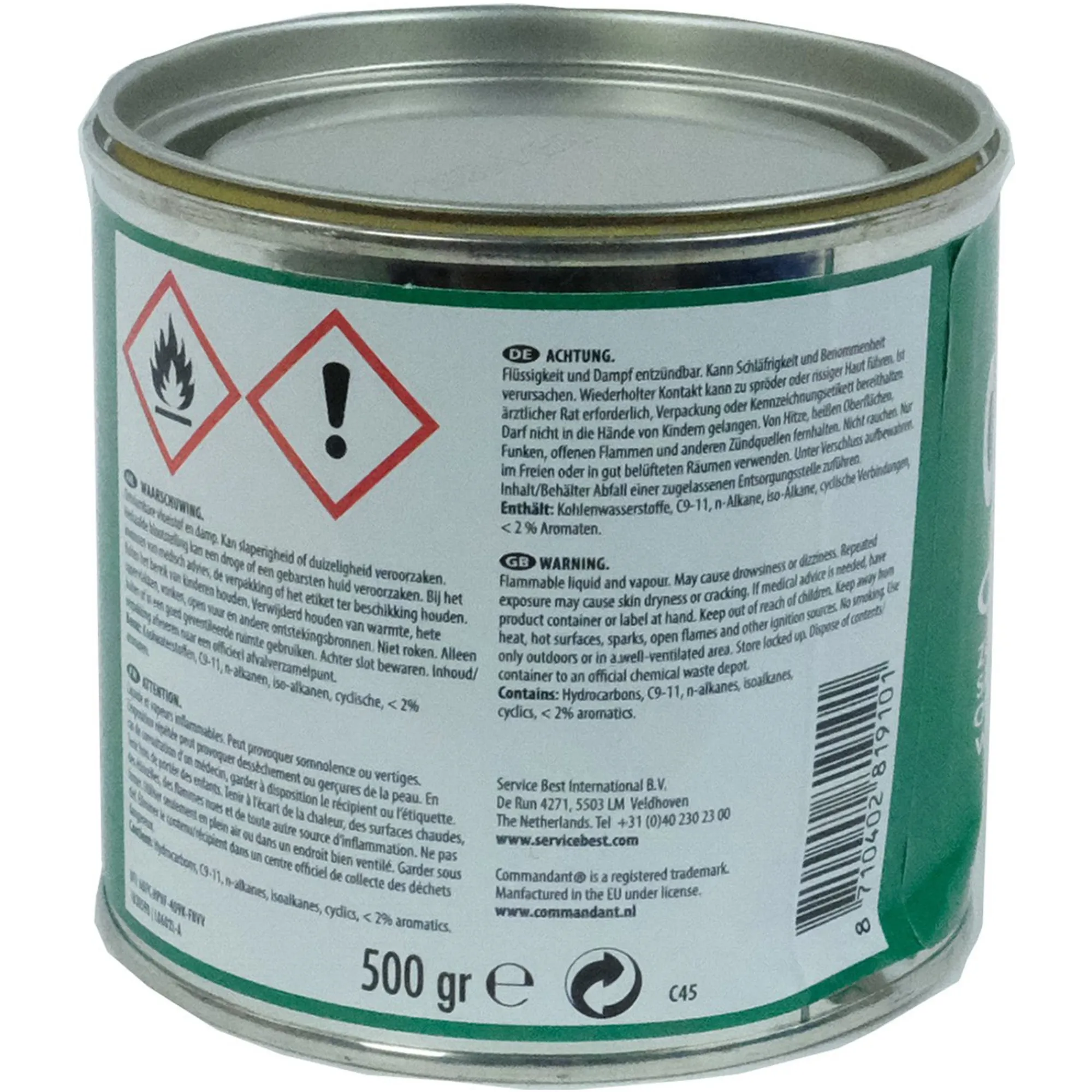 Commandant Autoreiniging En Onderhoud>Auto-cleaner 0.5 kg