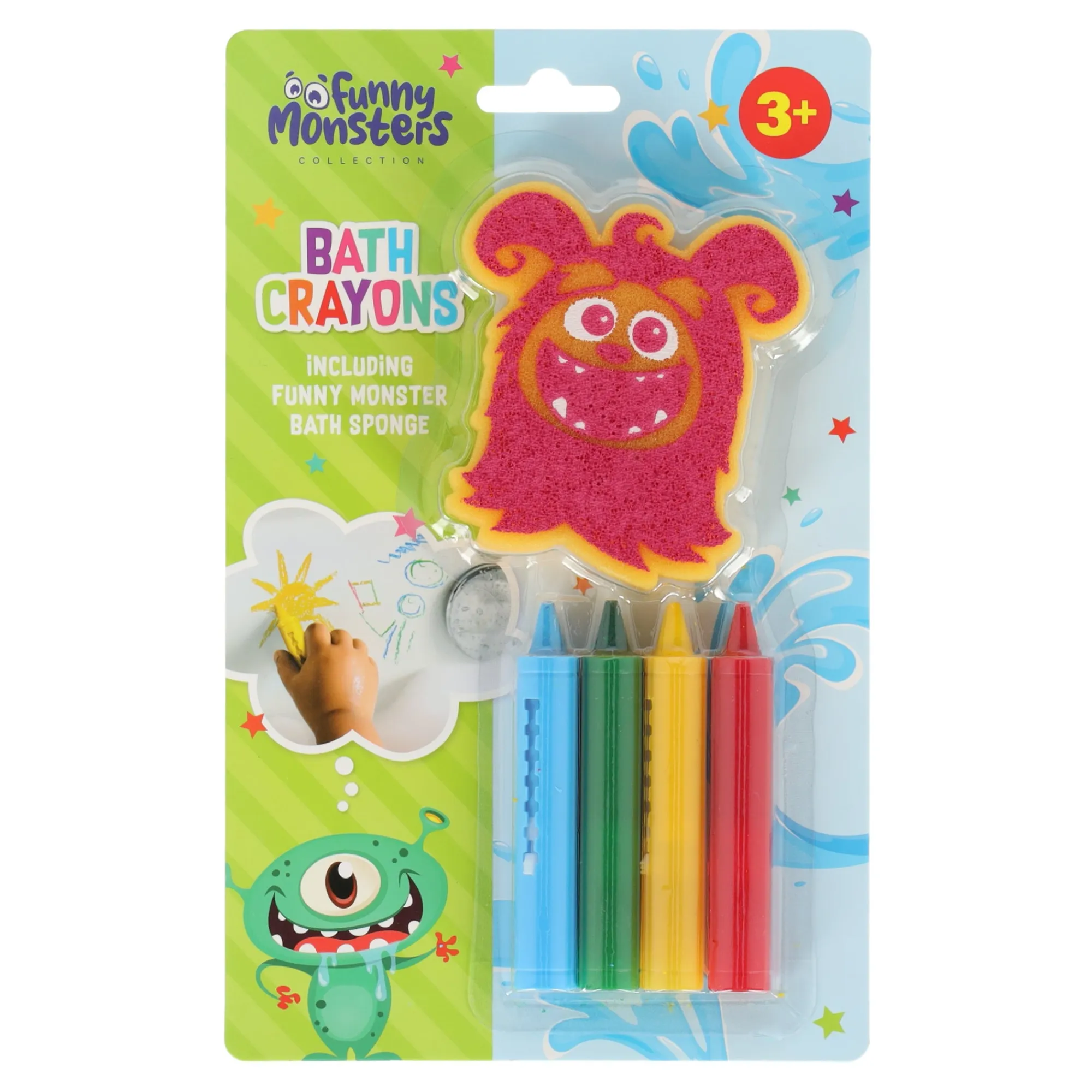 Badkameraccessoires>Badkrijt Funny Monsters giftset