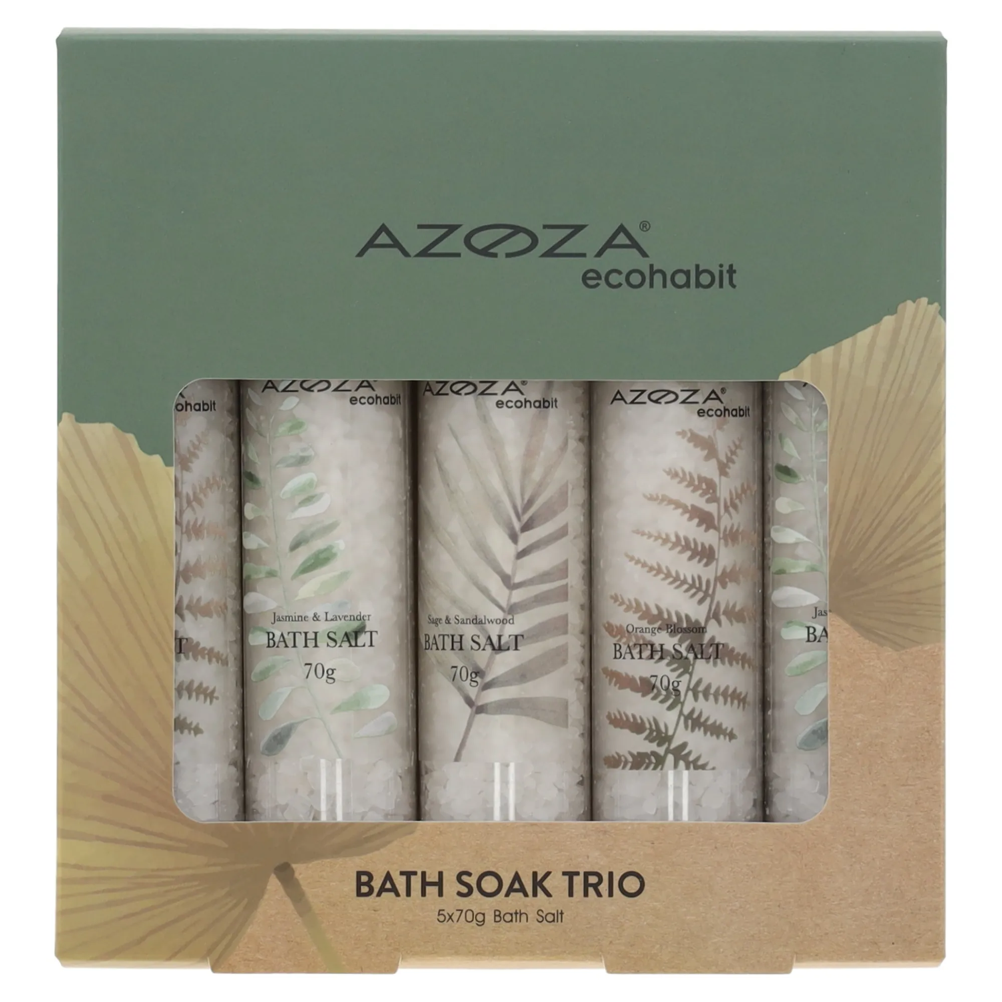 Azoza Badkameraccessoires>Badzout set 5 stuks Eco habit