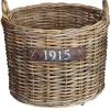 Van der Leeden Woondecoratie>Bak rotan met wielen klein 60 x 48 cm