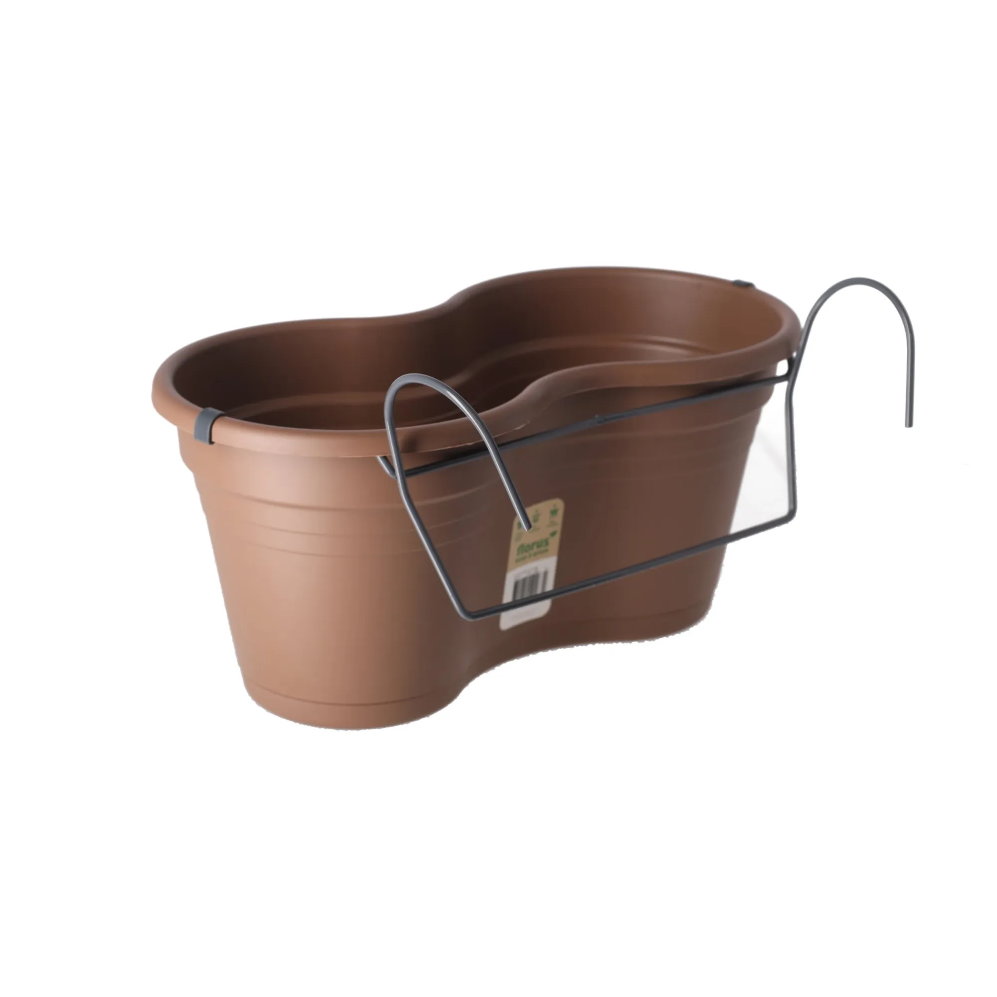 Florus Tuindecoratie>Balkonpot set 37 cm taupe