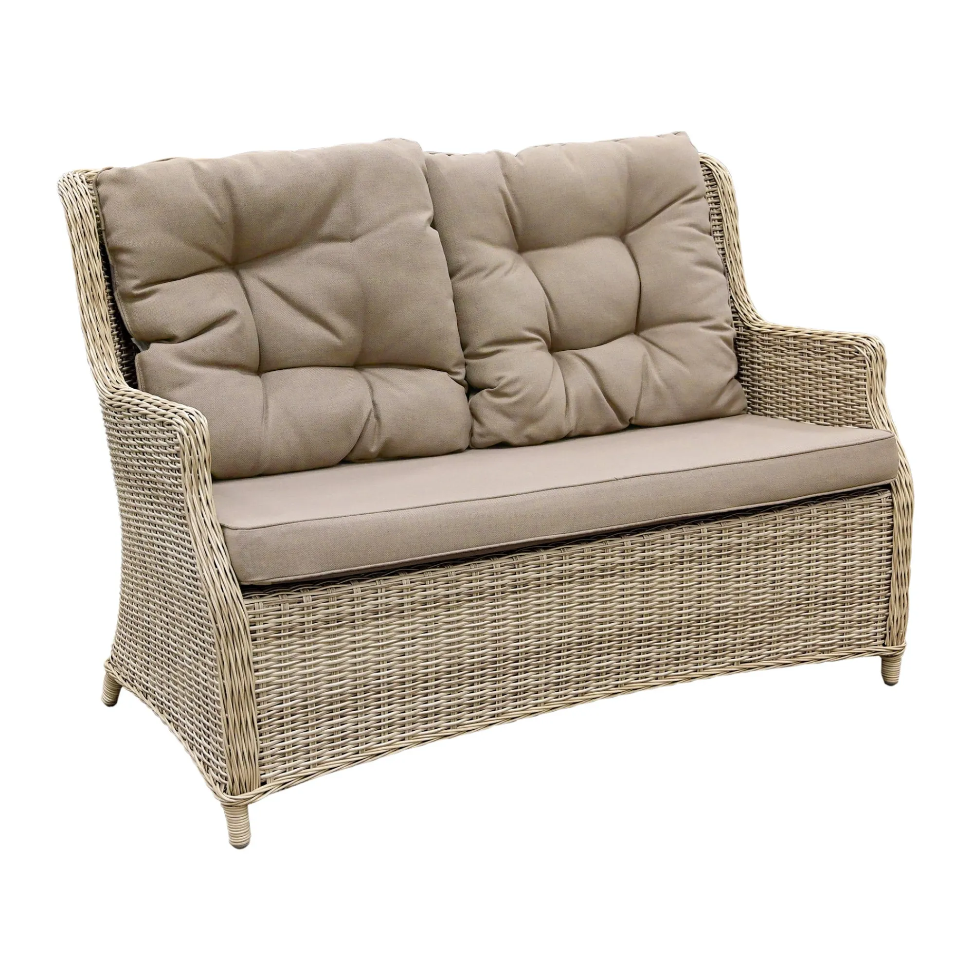 Bois le Duc Loungesets>Bank 2-zit Aprano White Orchid
