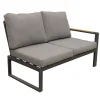 Bois le Duc Loungesets>Bank 2-zit links Salvo Antraciet