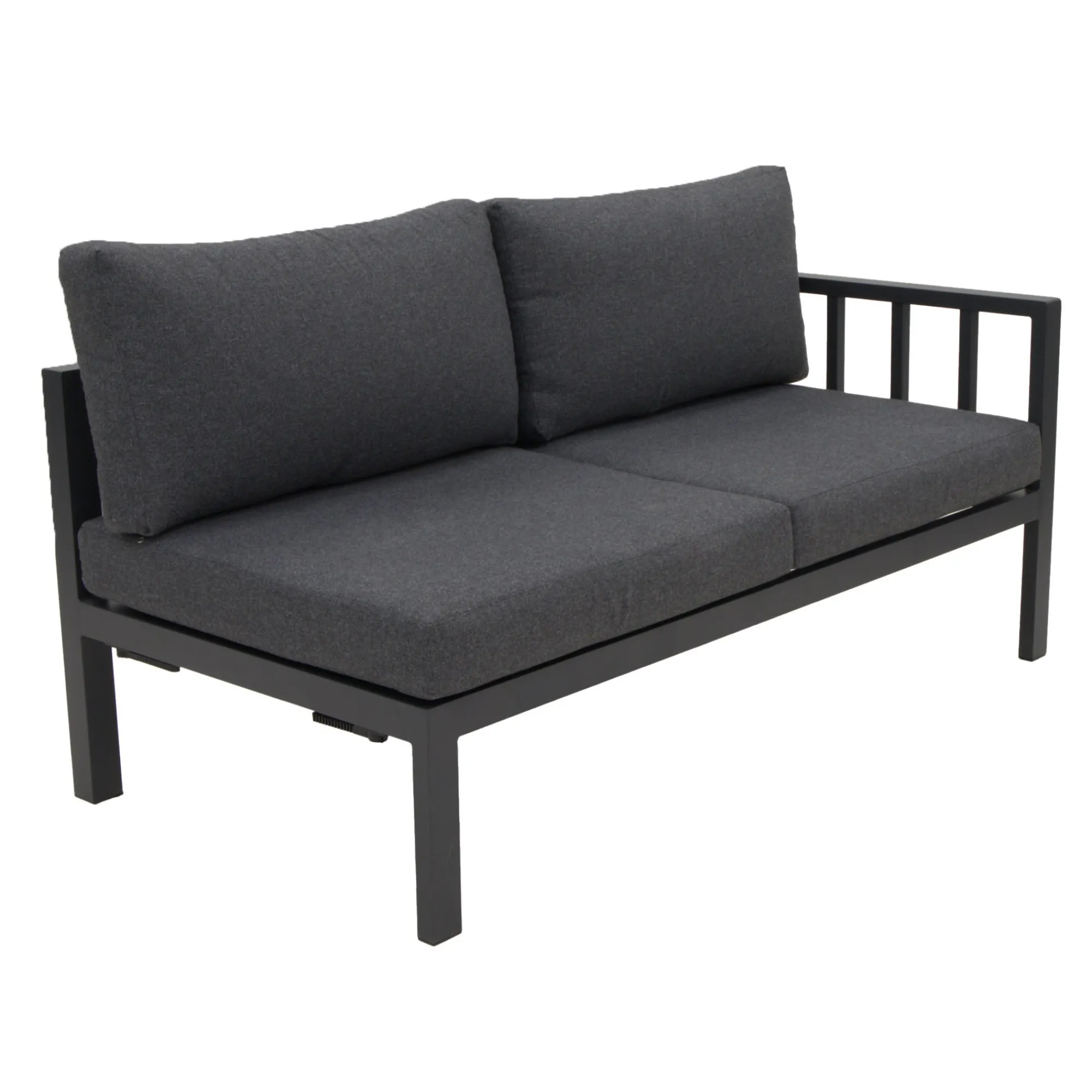 Bois le Duc Loungesets>Bank 2-zit links Trento Antraciet