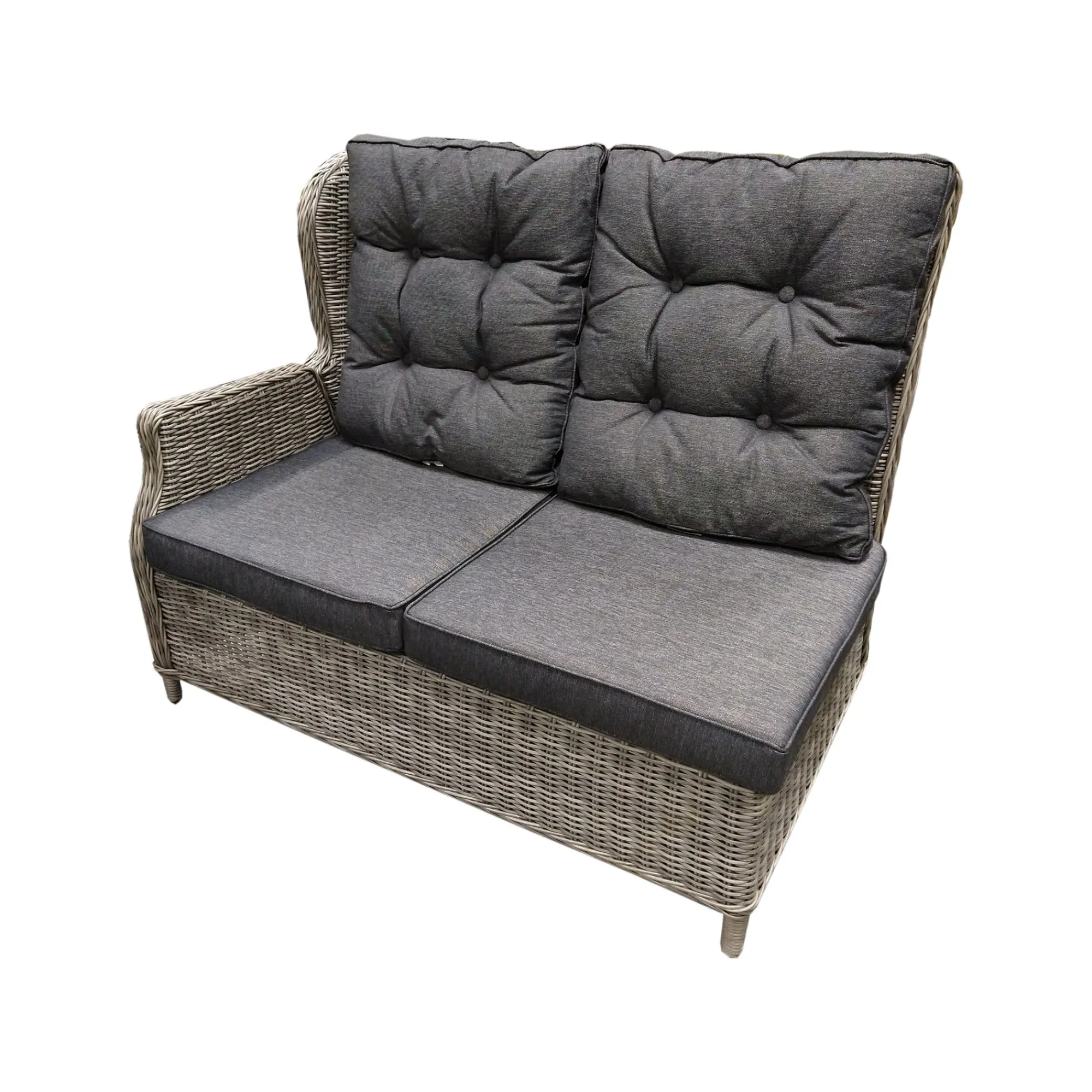 Bois le Duc Tuinbanken>Bank 2-zit rechts Lupa willow grey