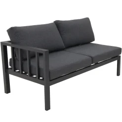 Bois le Duc Loungesets>Bank 2-zit rechts Trento Antraciet
