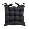 Madison Tuinkussens>Basic black A052 46x46 Toscane