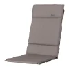 Madison Tuinkussens>Basic taupe fiber kussen 125x50