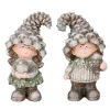 Mica Decorations Kerstdecoratie>Beeld deco dennenappel 20cm