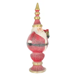 O'malley Kerstdecoratie>Beeld kerstman rood 61cm
