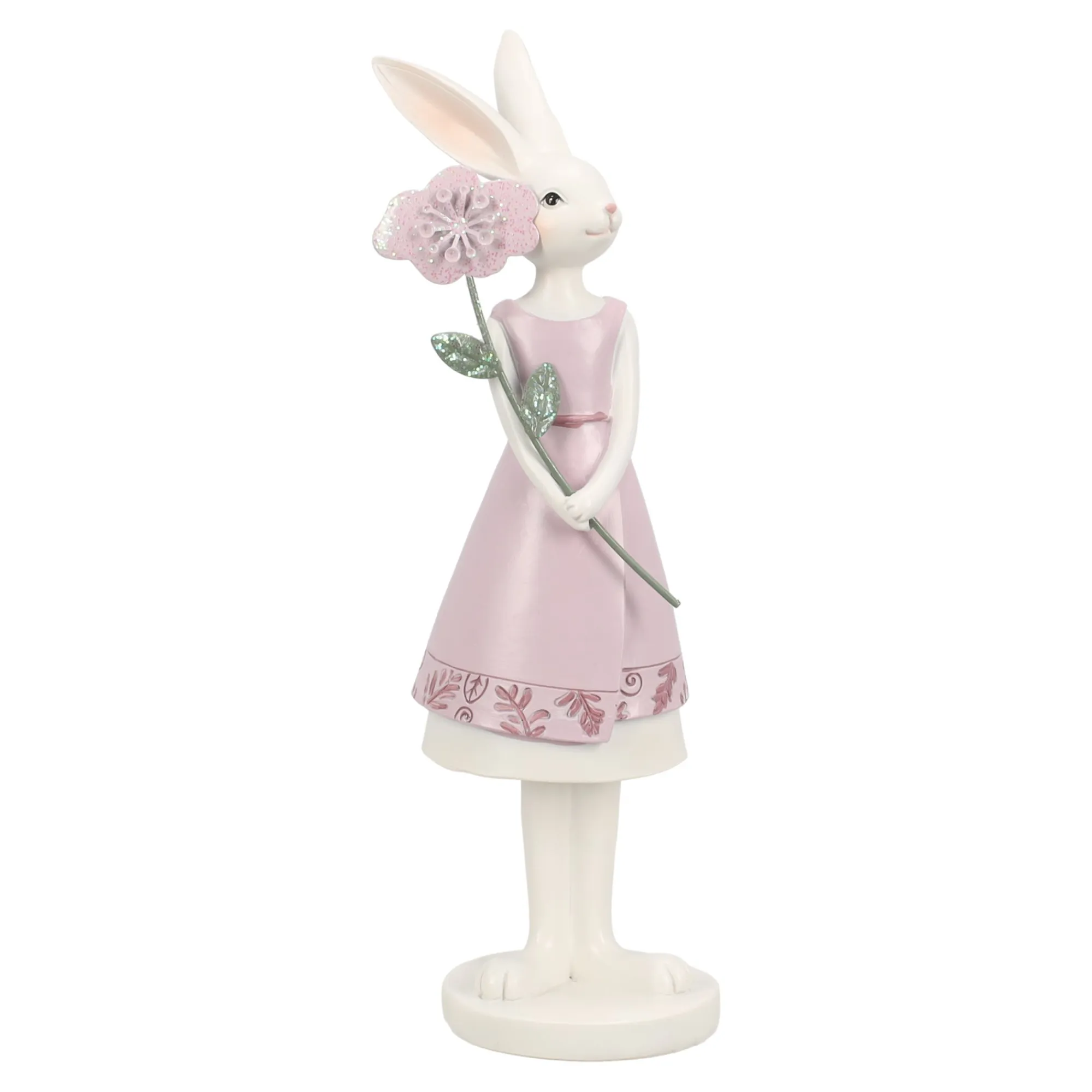 O'malley Pasen>Beeld konijn roze 26cm
