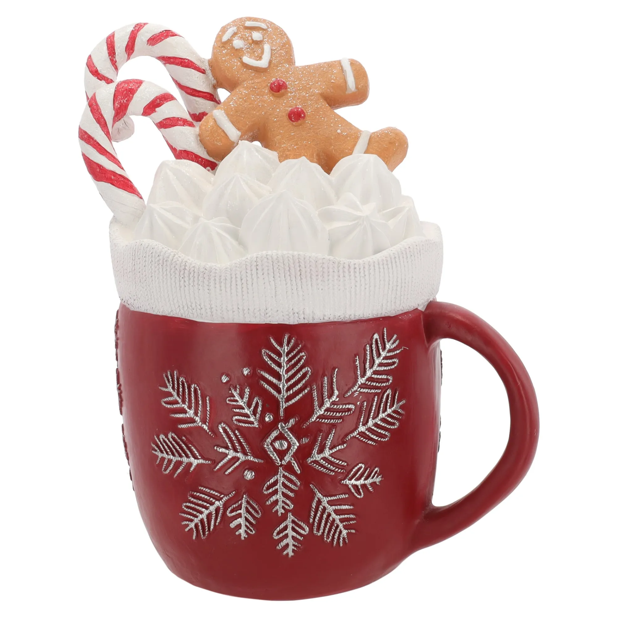 Kerstdecoratie>Beeld mok ginger 59 cm LED