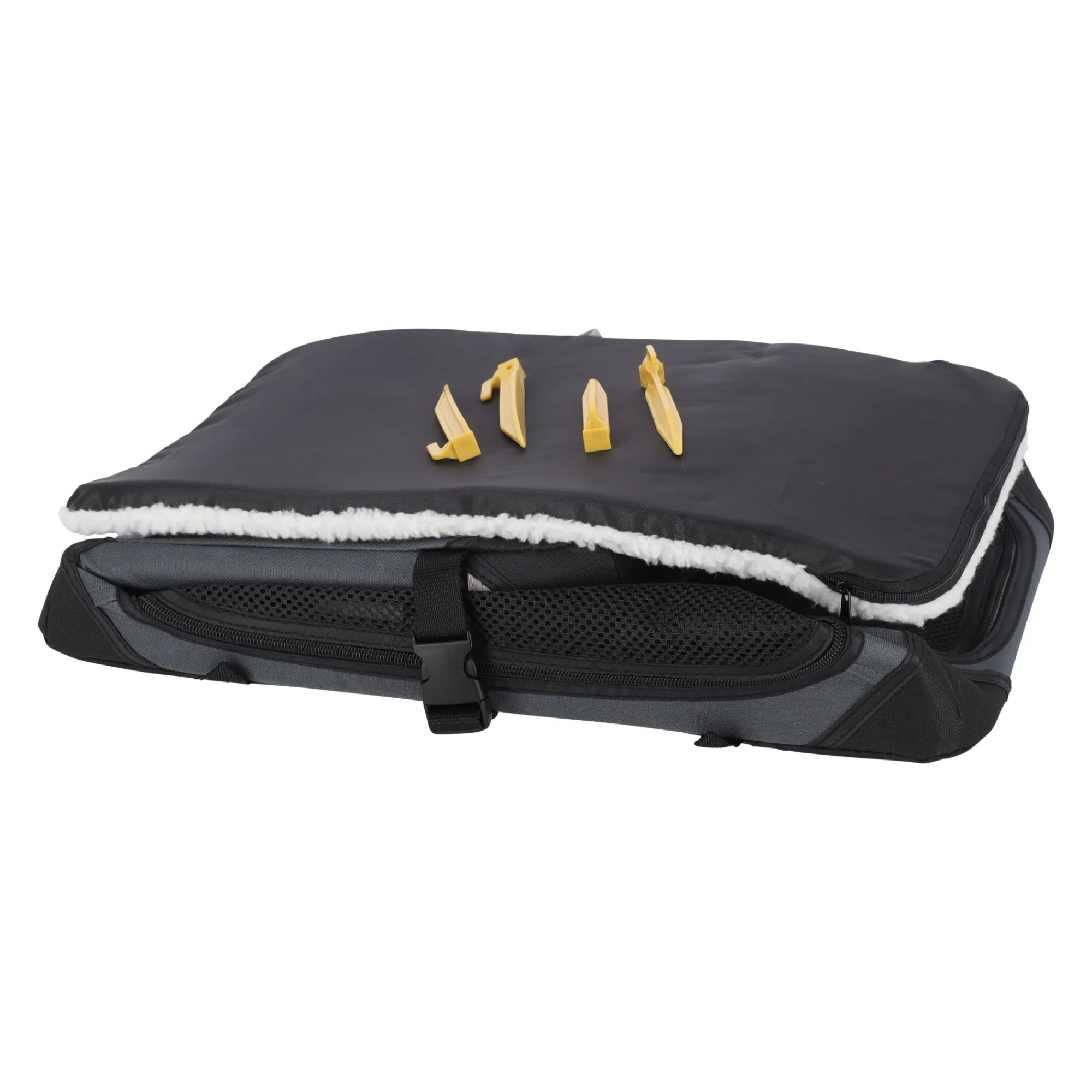 Friendly Pet Hondenbench>Bench smart luxe grijs 49x34x35cm
