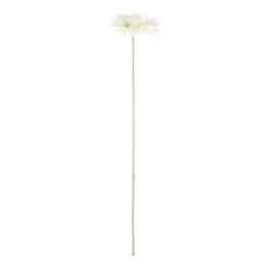 Kunstplanten En Kunstbloemen>Bloem Gerbera wit 55 cm