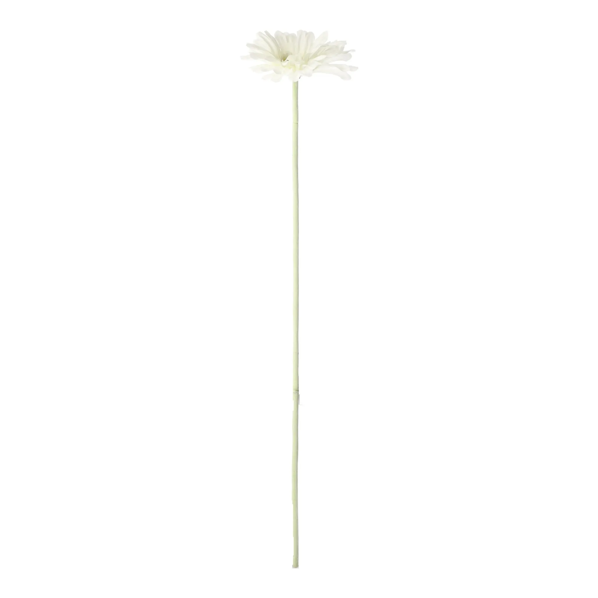 Kunstplanten En Kunstbloemen>Bloem Gerbera wit 55 cm