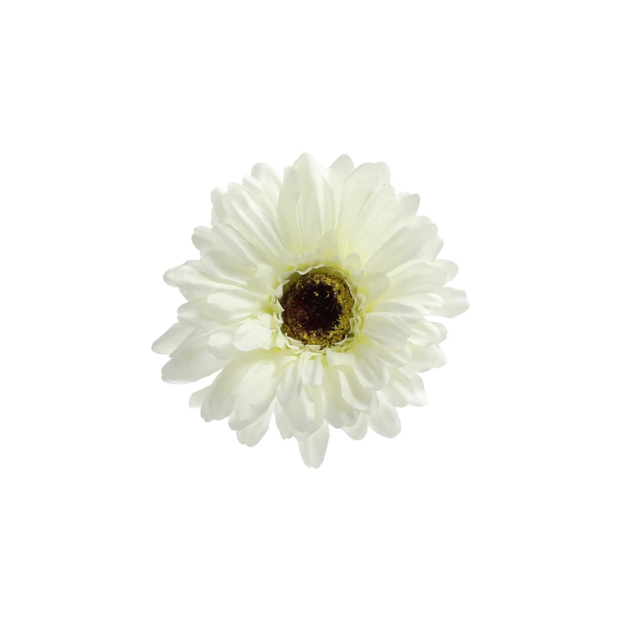 Kunstplanten En Kunstbloemen>Bloem Gerbera wit 55 cm