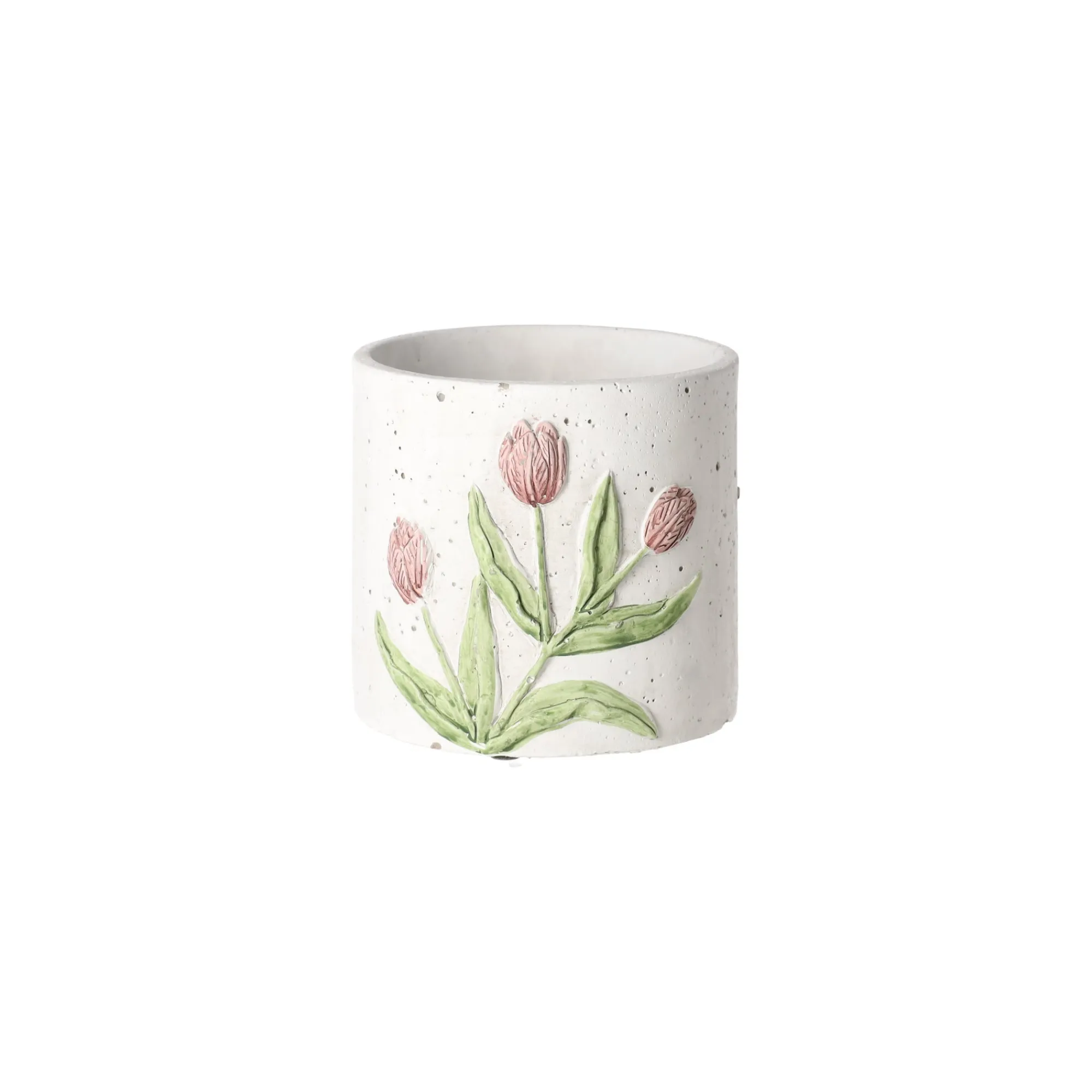 Natural Collections Vazen En Potten>Bloempot cement 13 cm
