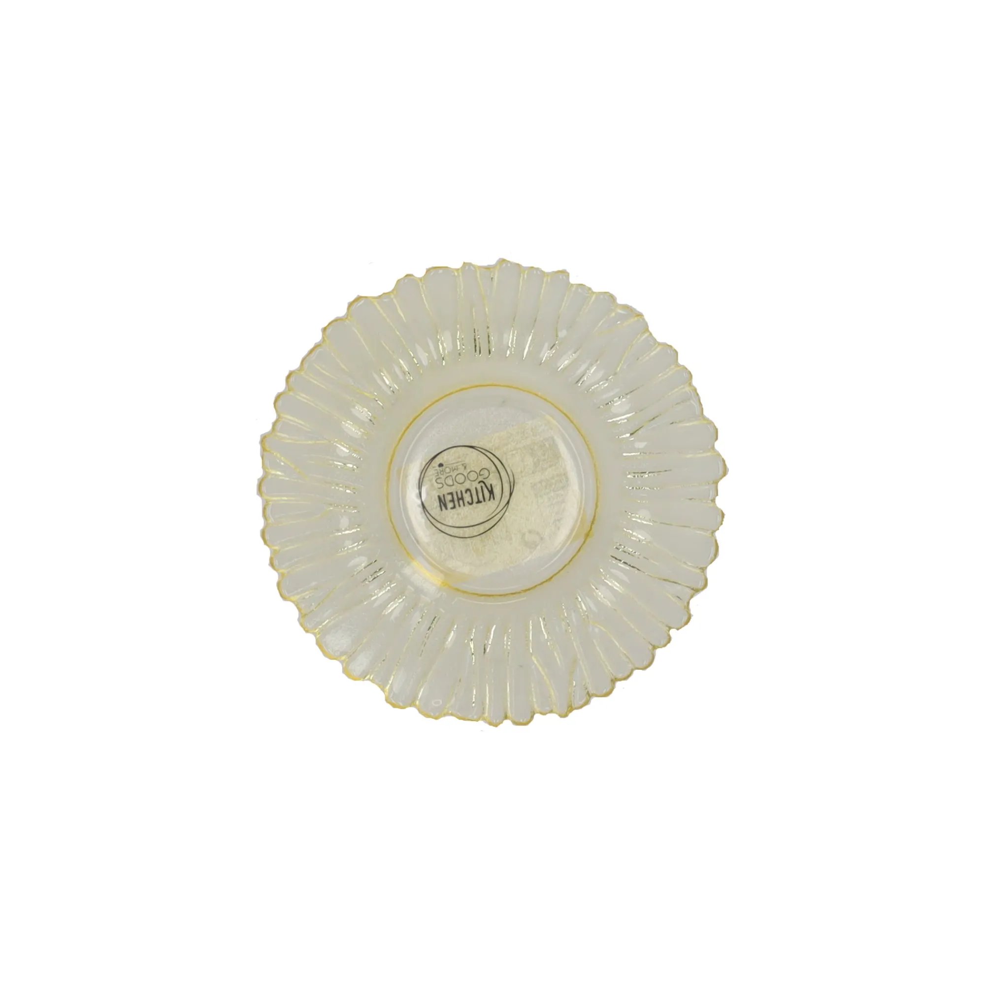 Mica Decorations Koken & Tafelen>Bord glas bloem 12 cm 3 assorti