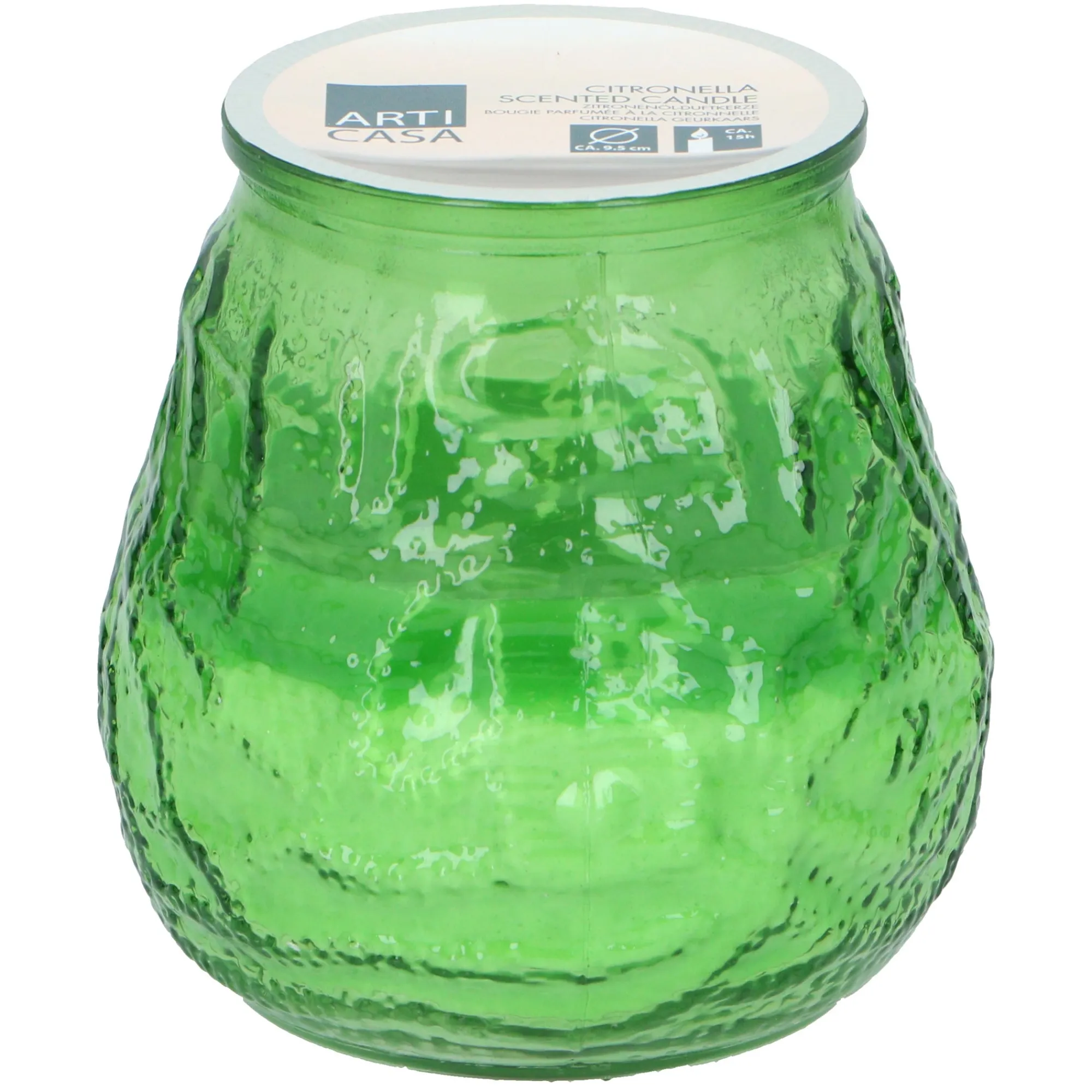 Arti Casa Kaarsen>Citronellakaars 9,8 x 9,8 cm diverse kleuren