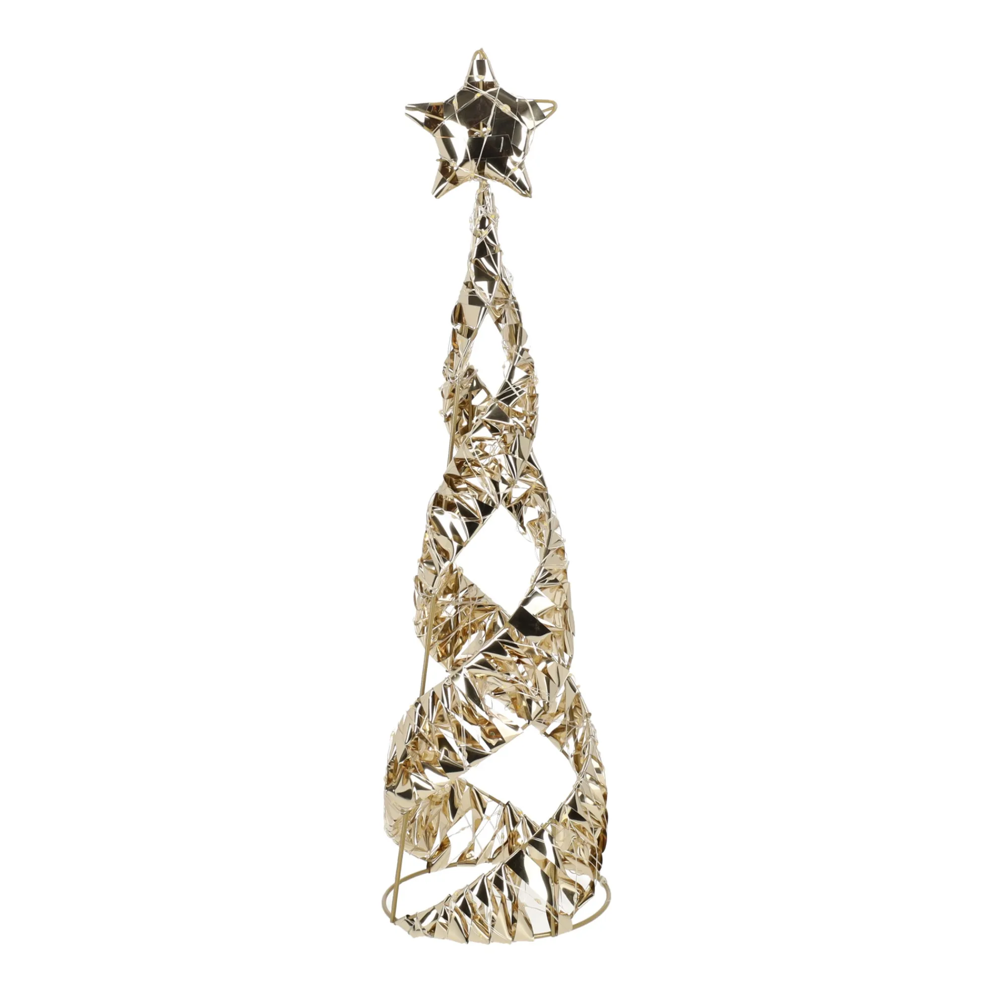 O'malley Kerstdecoratie>Cone met ster ottawa 60cm 300LED-ww