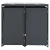 Bois le Duc Opbergen>Containerberging metaal dubbel 80x134x122cm
