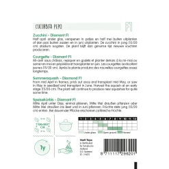 Horti Tops Moestuin>Courgette Diamant F1