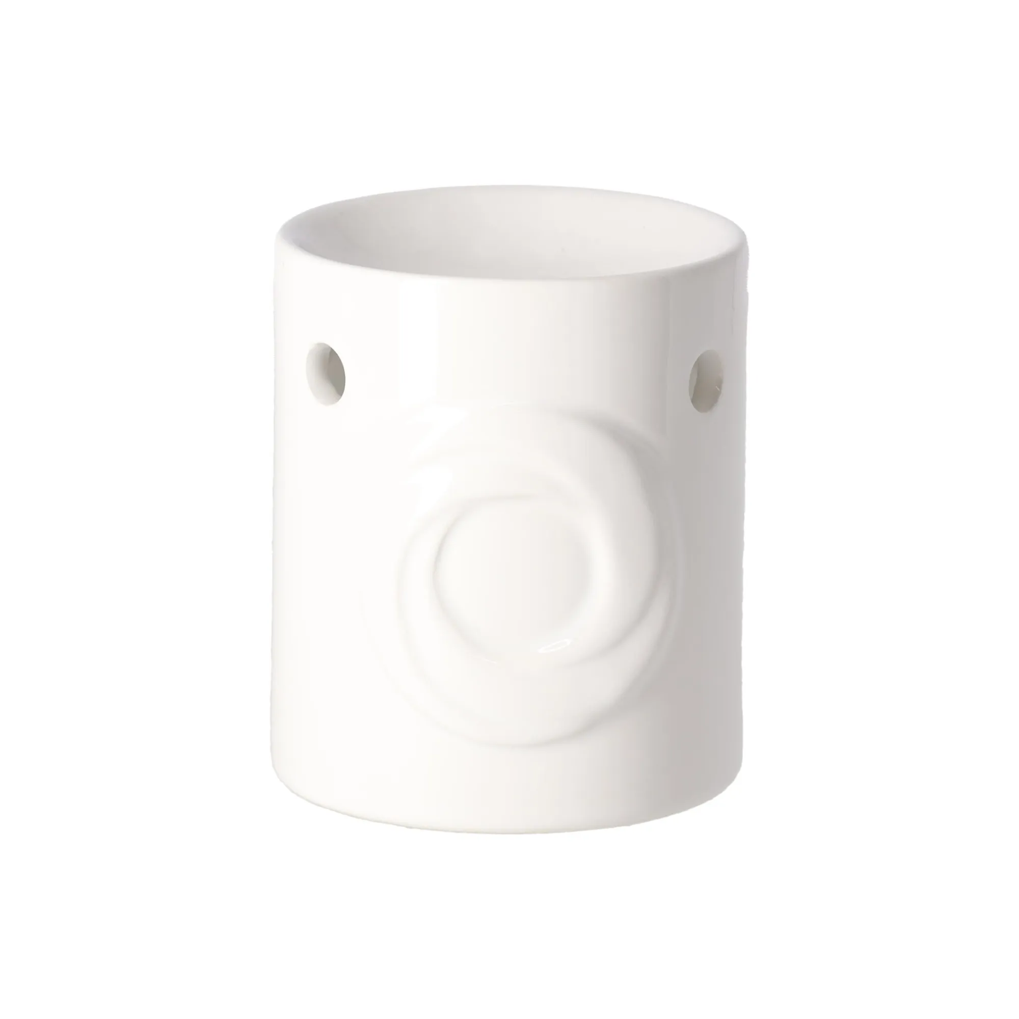 Scentmoods Kaarsen>Creascents brander wit 10 cm