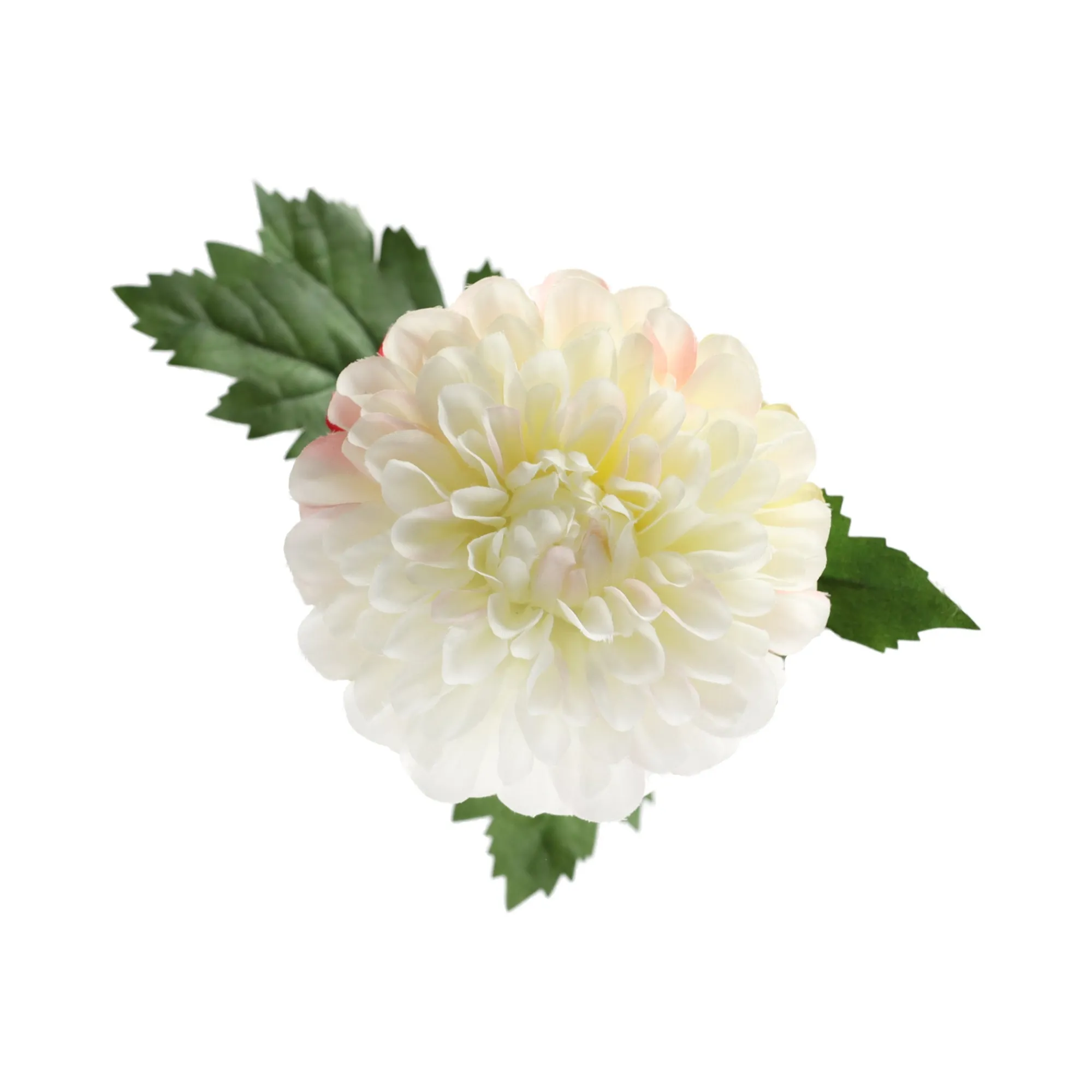 Everlands Kunstplanten En Kunstbloemen>Dahlia op steel creme 75 cm