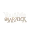 O'malley Woondecoratie>Deco hout You&Me 22 cm assorti