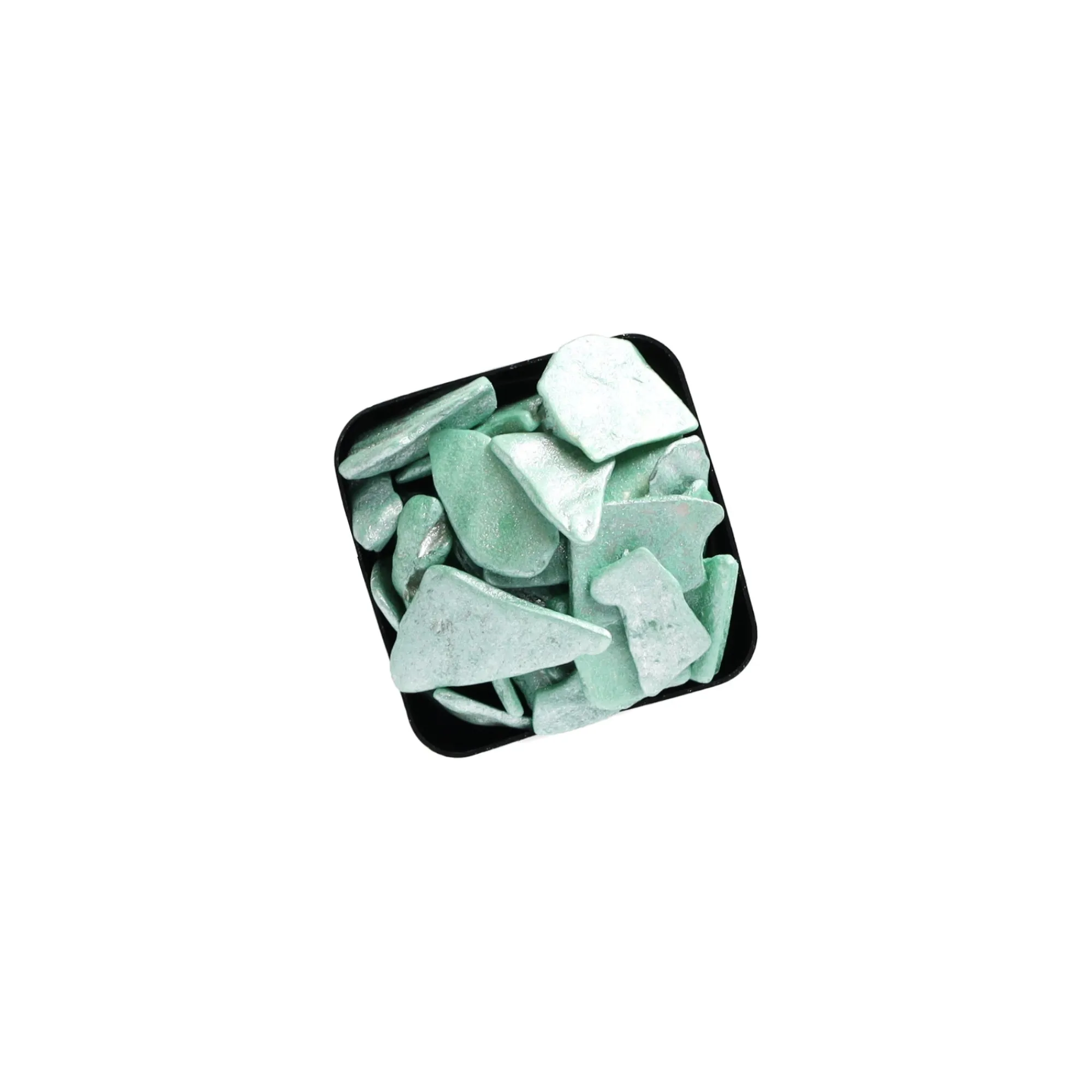 Natural Collections Woondecoratie>Deco schelpenplaten 20-40mm groen