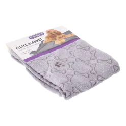 Friendly Pet Hondenverzorging>Deken hond poot 70x100cm grijs