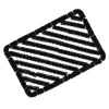 Woondecoratie>Deurmat draad kokos 60x40cm zwart