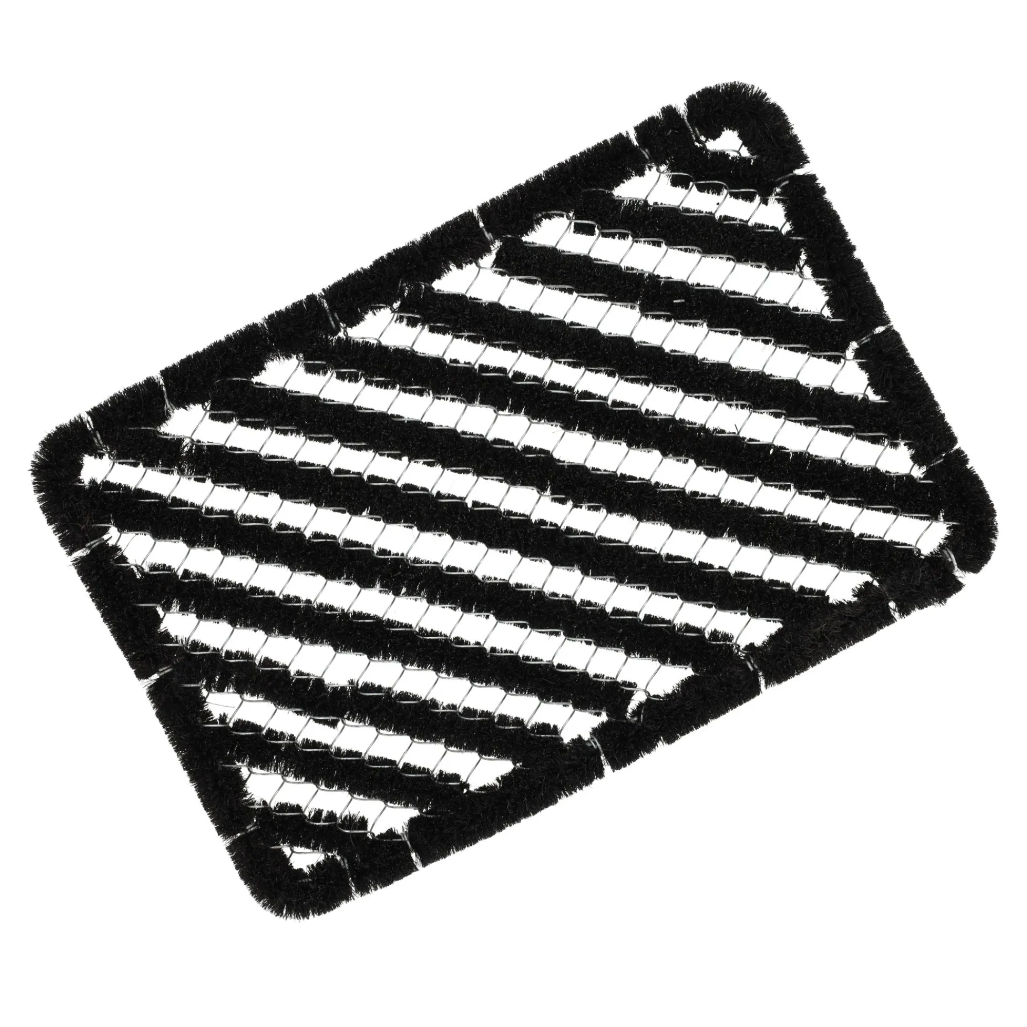 Woondecoratie>Deurmat draad kokos 60x40cm zwart