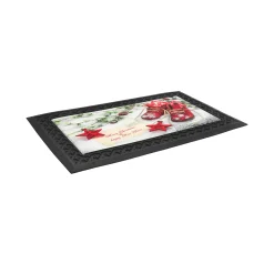 Kerstdecoratie>Deurmat kerst met muziek 1 75 x 45 cm