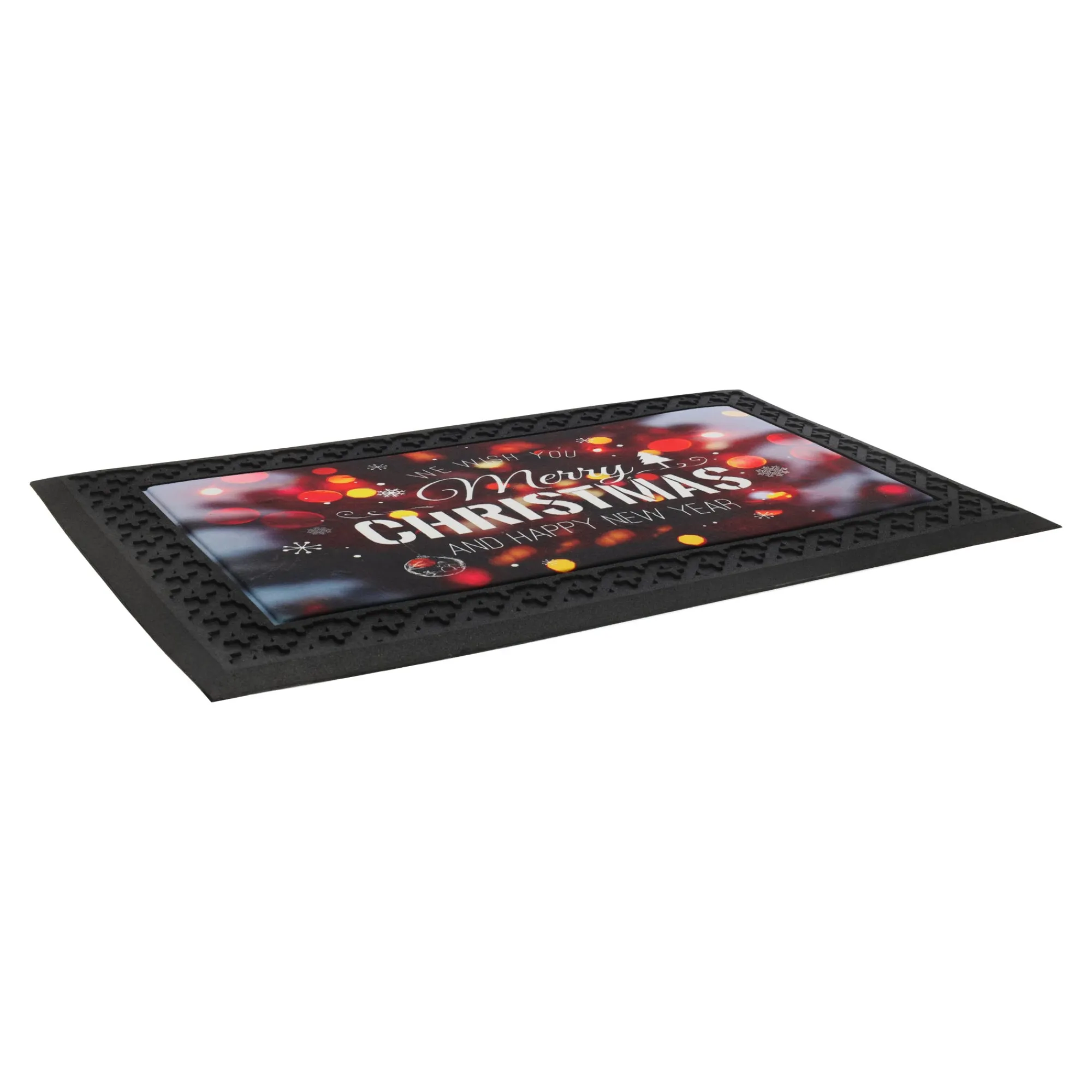 Kerstdecoratie>Deurmat kerst met muziek 2 75 x 45 cm