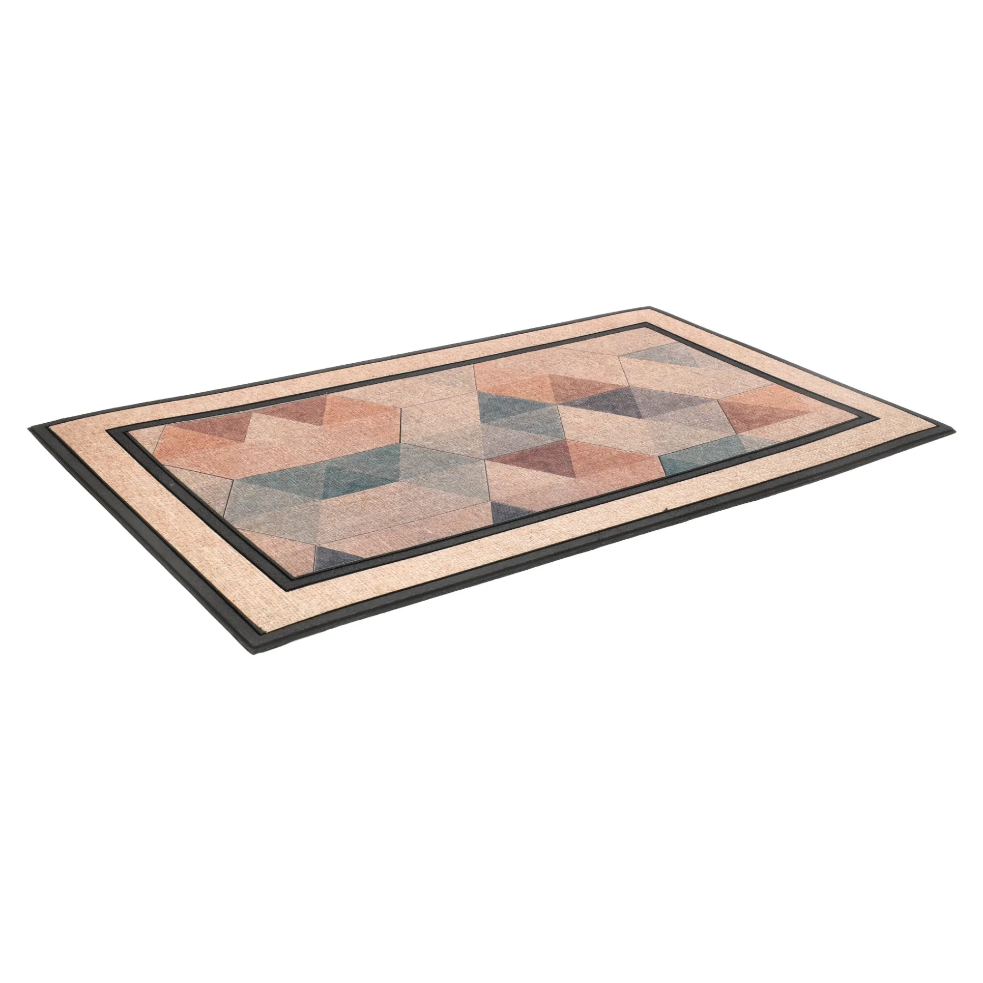 Woondecoratie>Deurmat triangle beige 75 x 45 cm