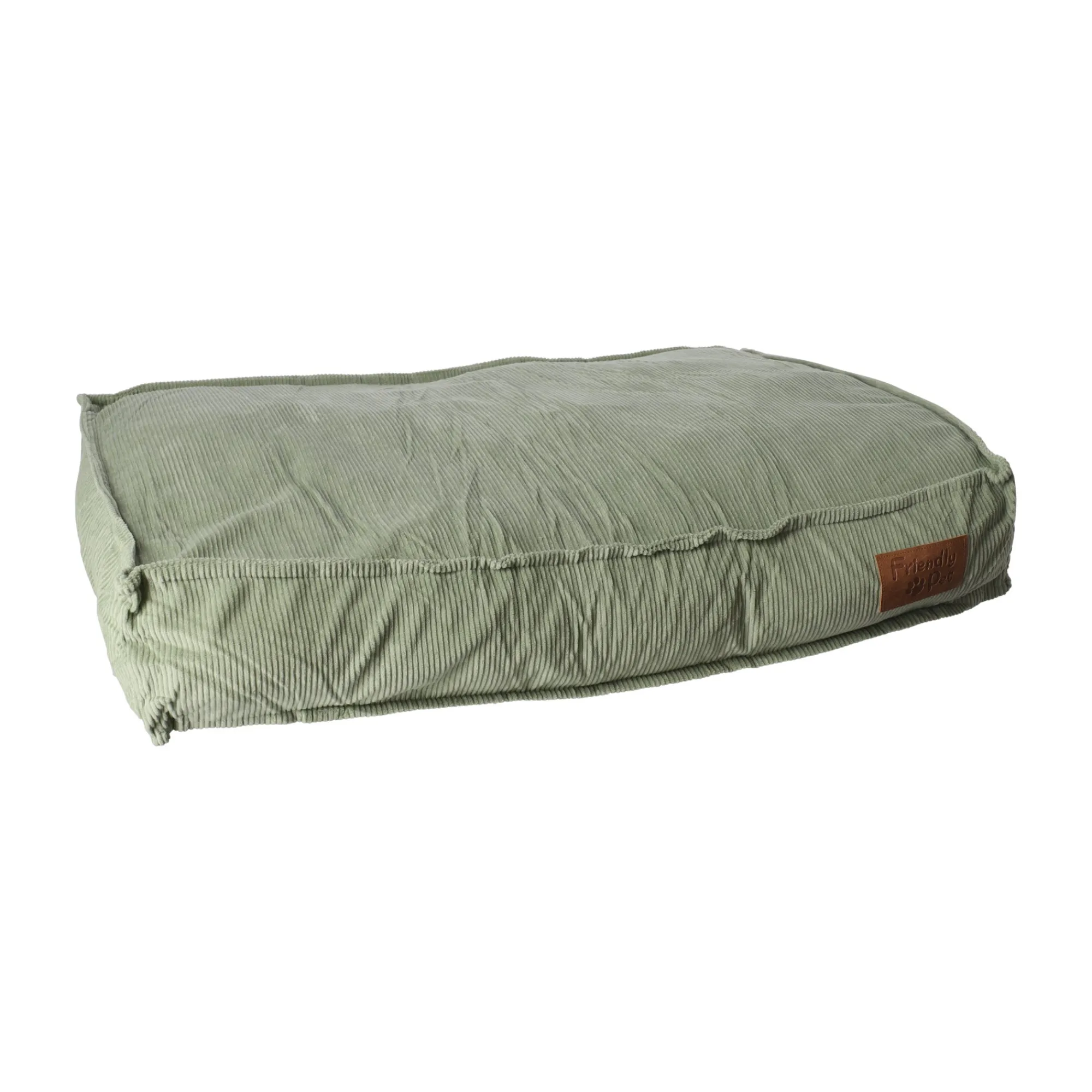 Friendly Pet Hondenkussen>Dierenkussen rib 70x55x15cm eucalyptus