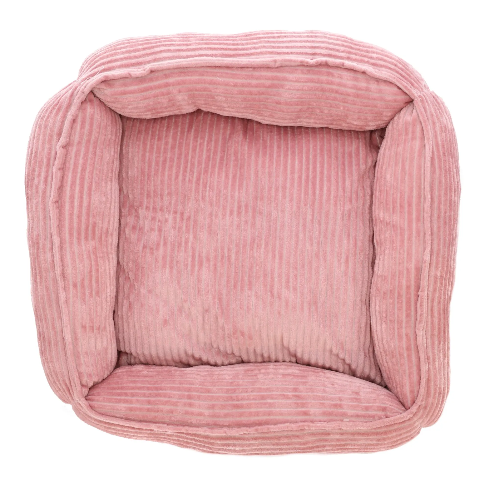 Friendly Pet Kattenmand|Hondenkussen>Dierenmand stripe design 65x60x20cm oudroze