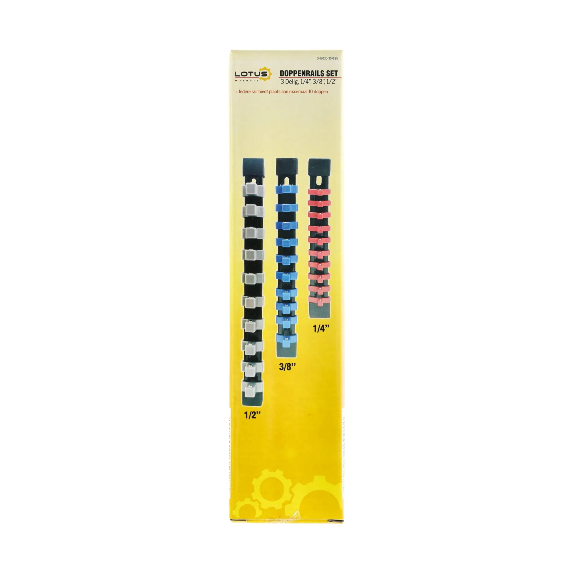 Lotus Handgereedschap>Doppenrails set 3-delig 1/4 3/8 1/2