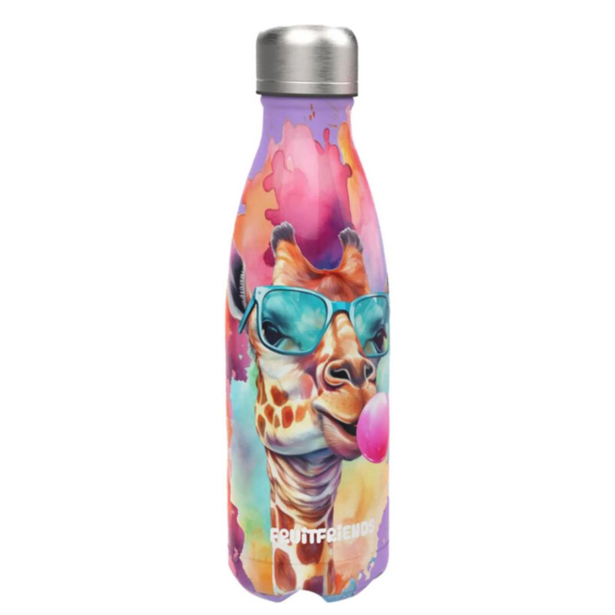 Fruitfriends Koken & Tafelen>Drinkfles RVS giraffe