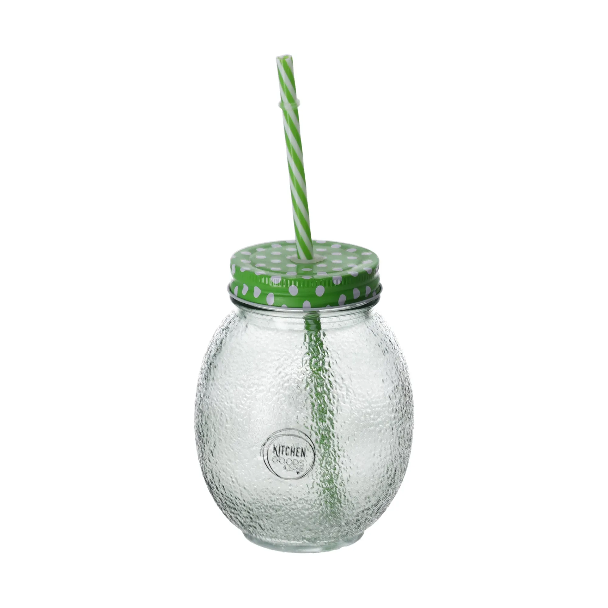 Decoris Koken & Tafelen>Drinkglas met rietje13 cm 4 assorti
