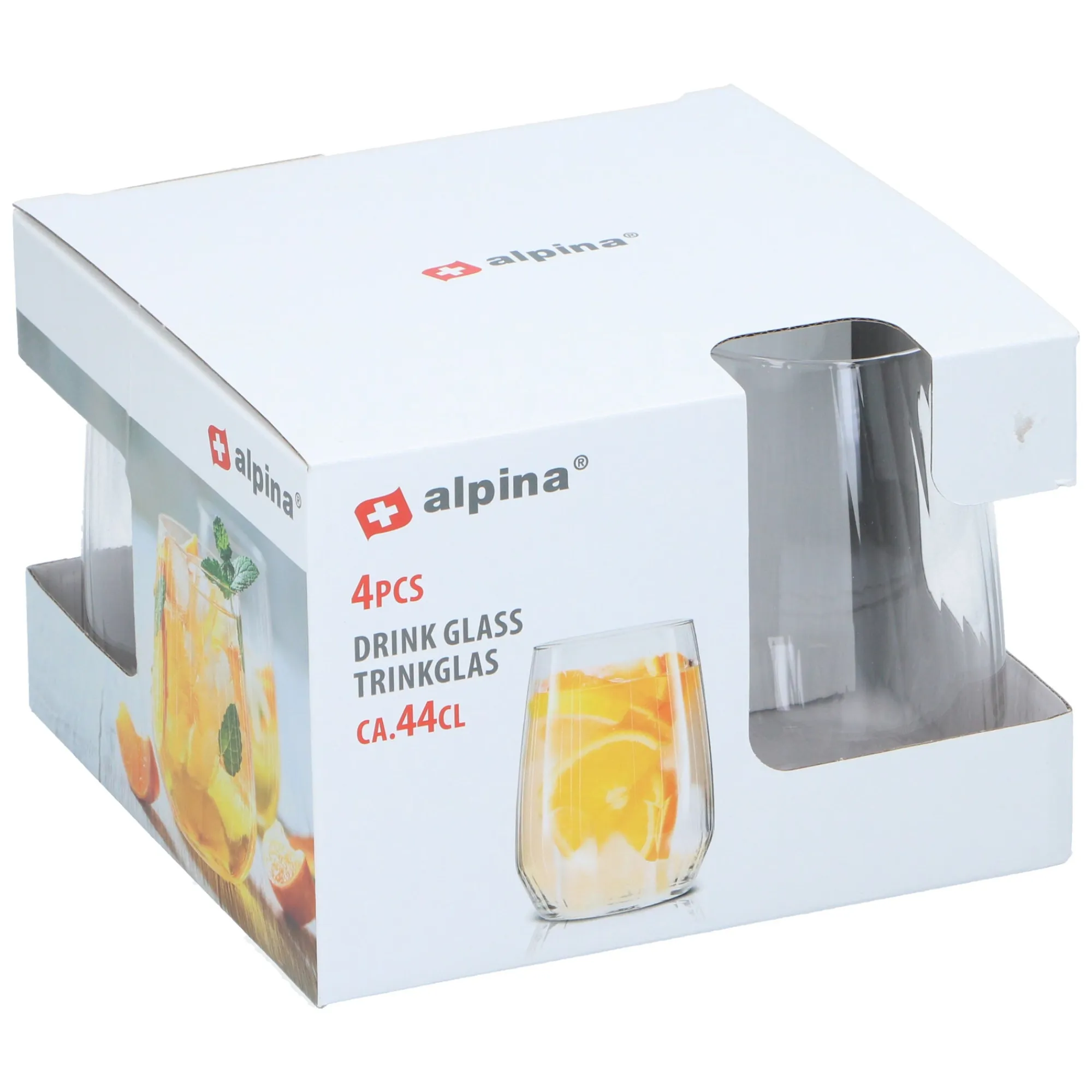 Alpina Koken & Tafelen>Drinkglas 440ml 4st