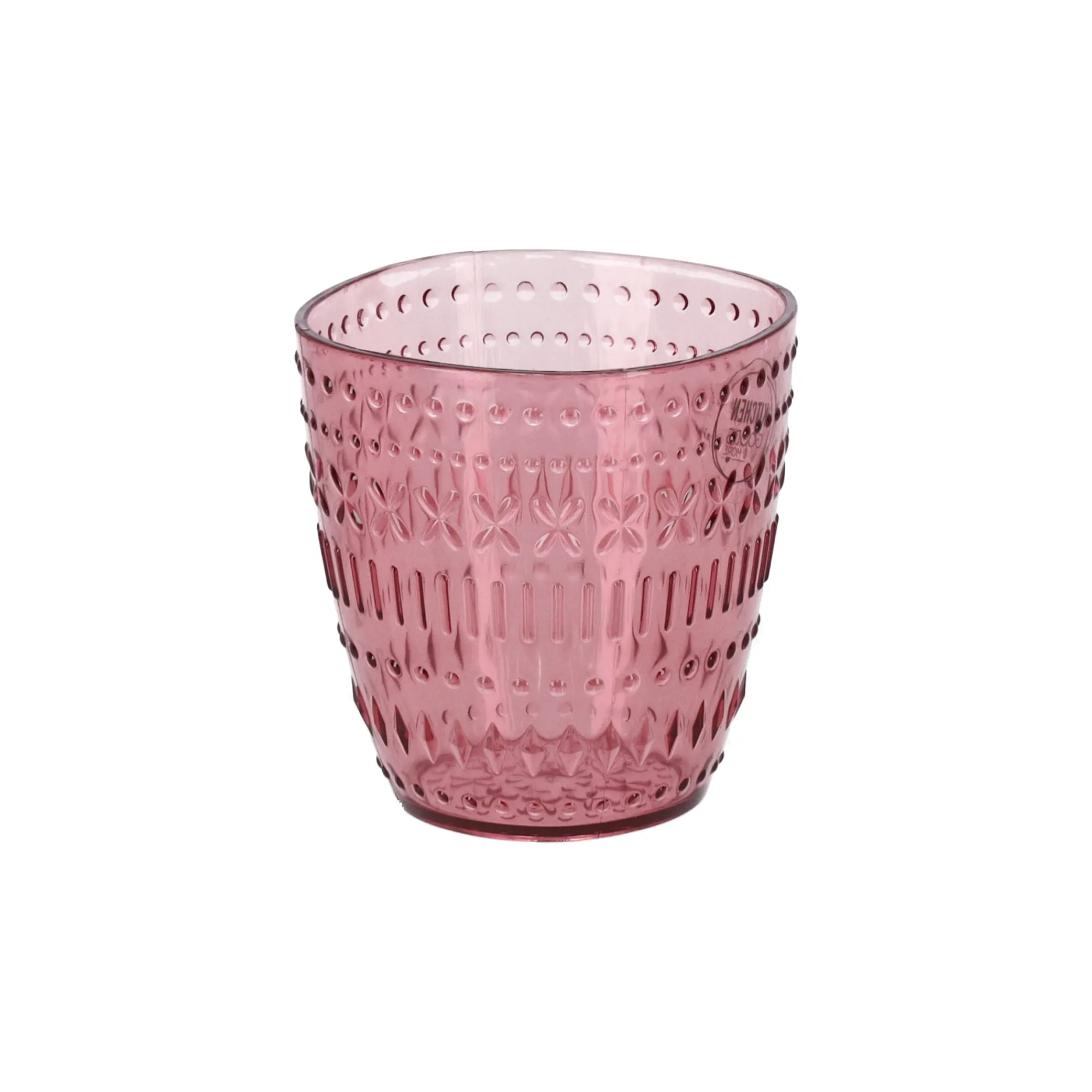 Decoris Koken & Tafelen>Drinkglas plastic 9 cm 2 assorti