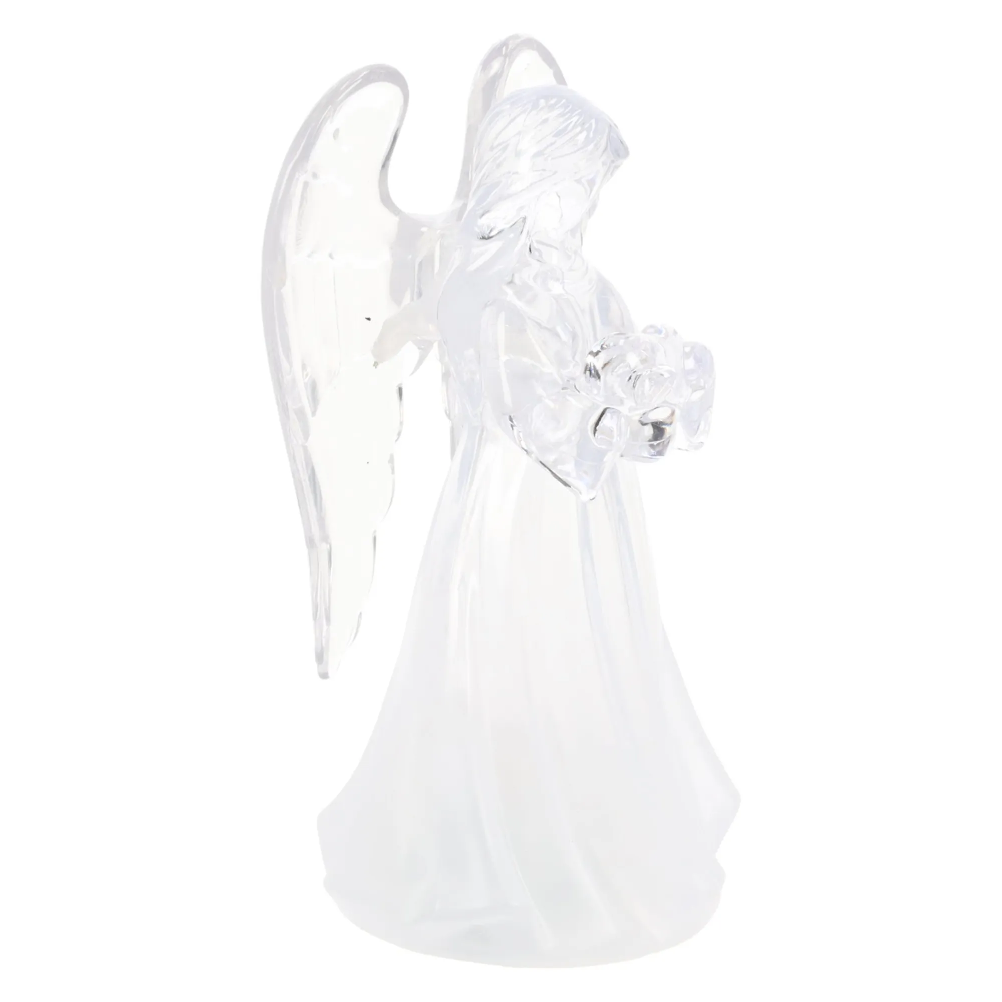 Kerstdecoratie>Engel kerst 11cm LED-ww