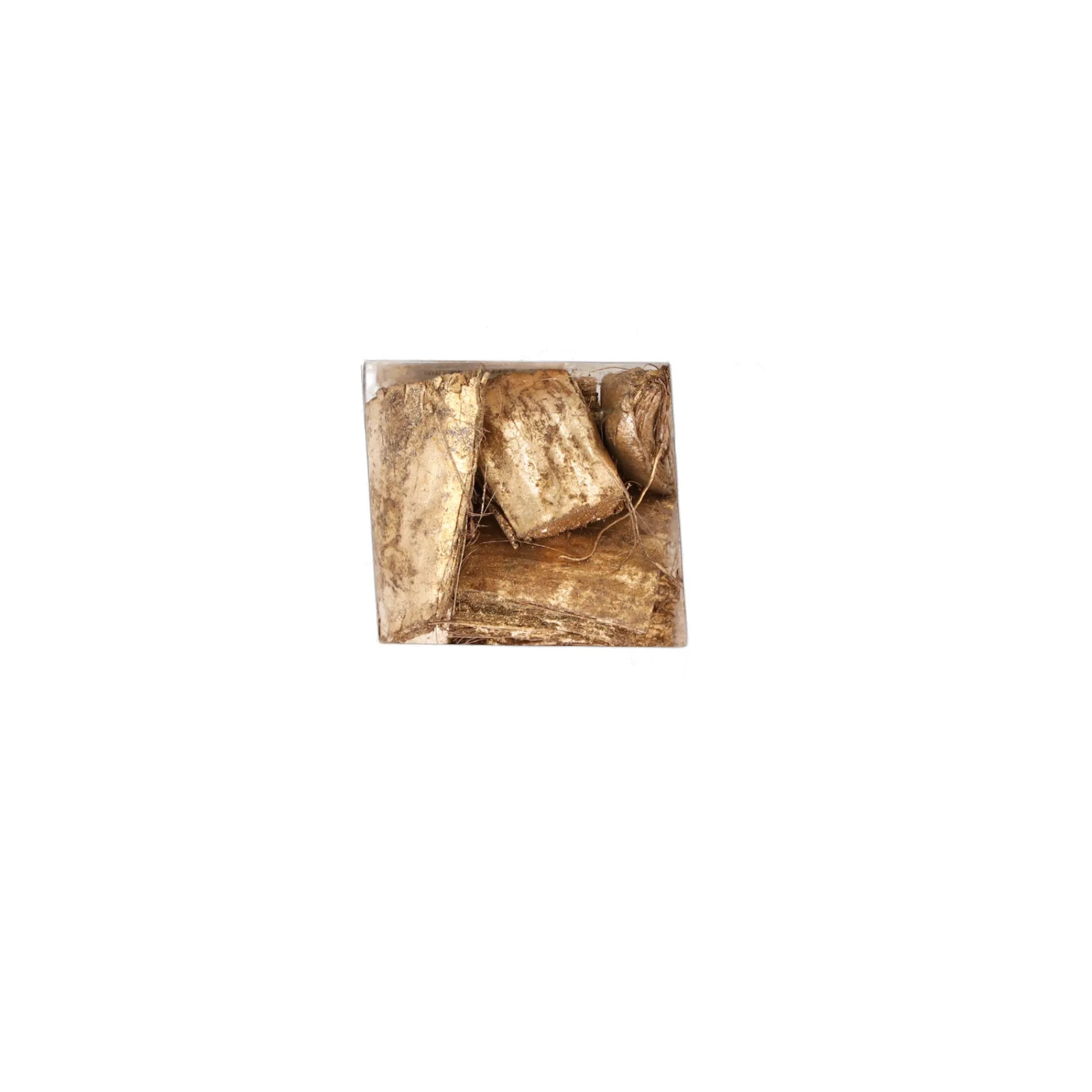 Natural Collections Woondecoratie>Exotische mix natuur goud 6 x 6 x 14 cm 6 assorti