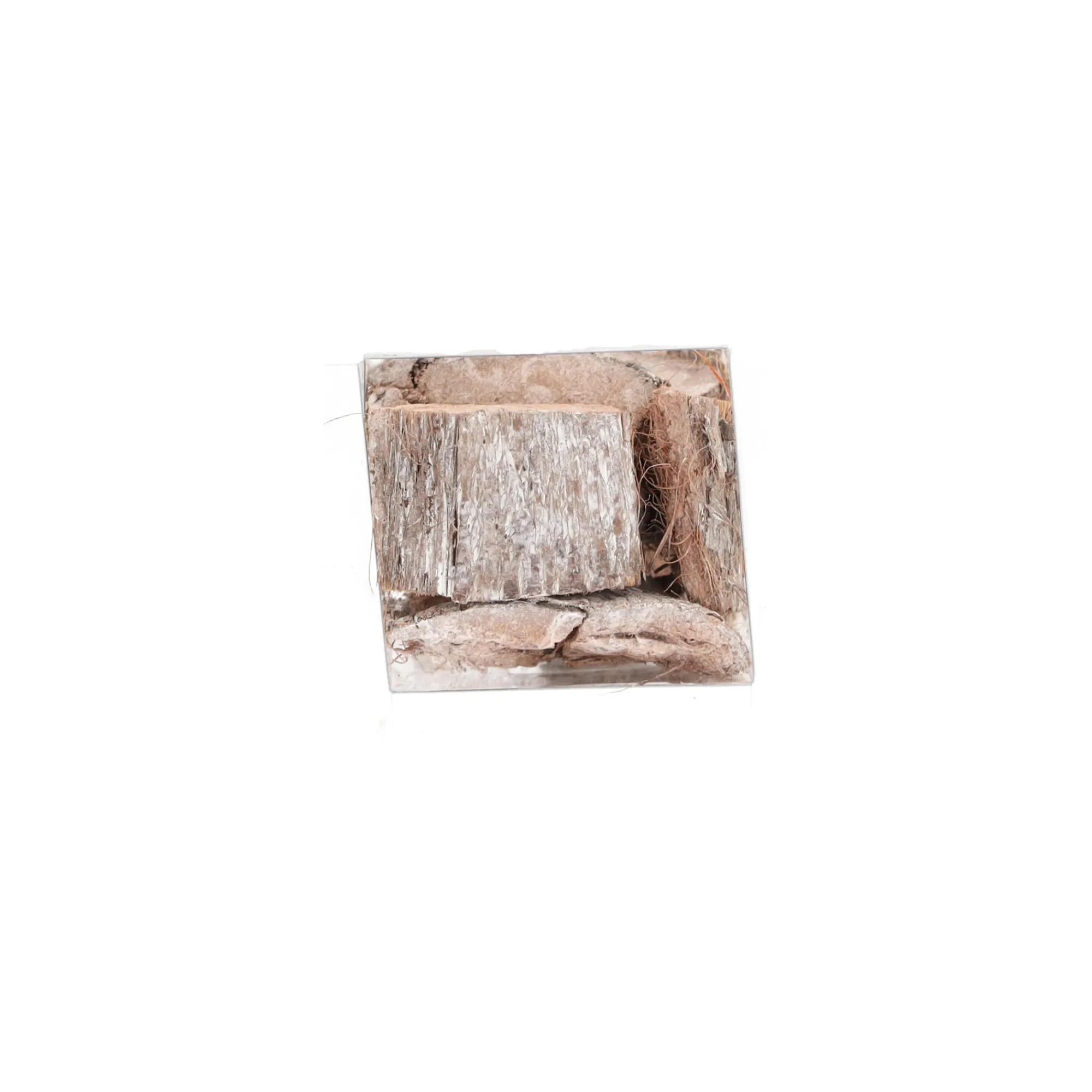 Natural Collections Woondecoratie>Exotische mix natuur white-wash 6 x 6 x 14 cm 6 assorti
