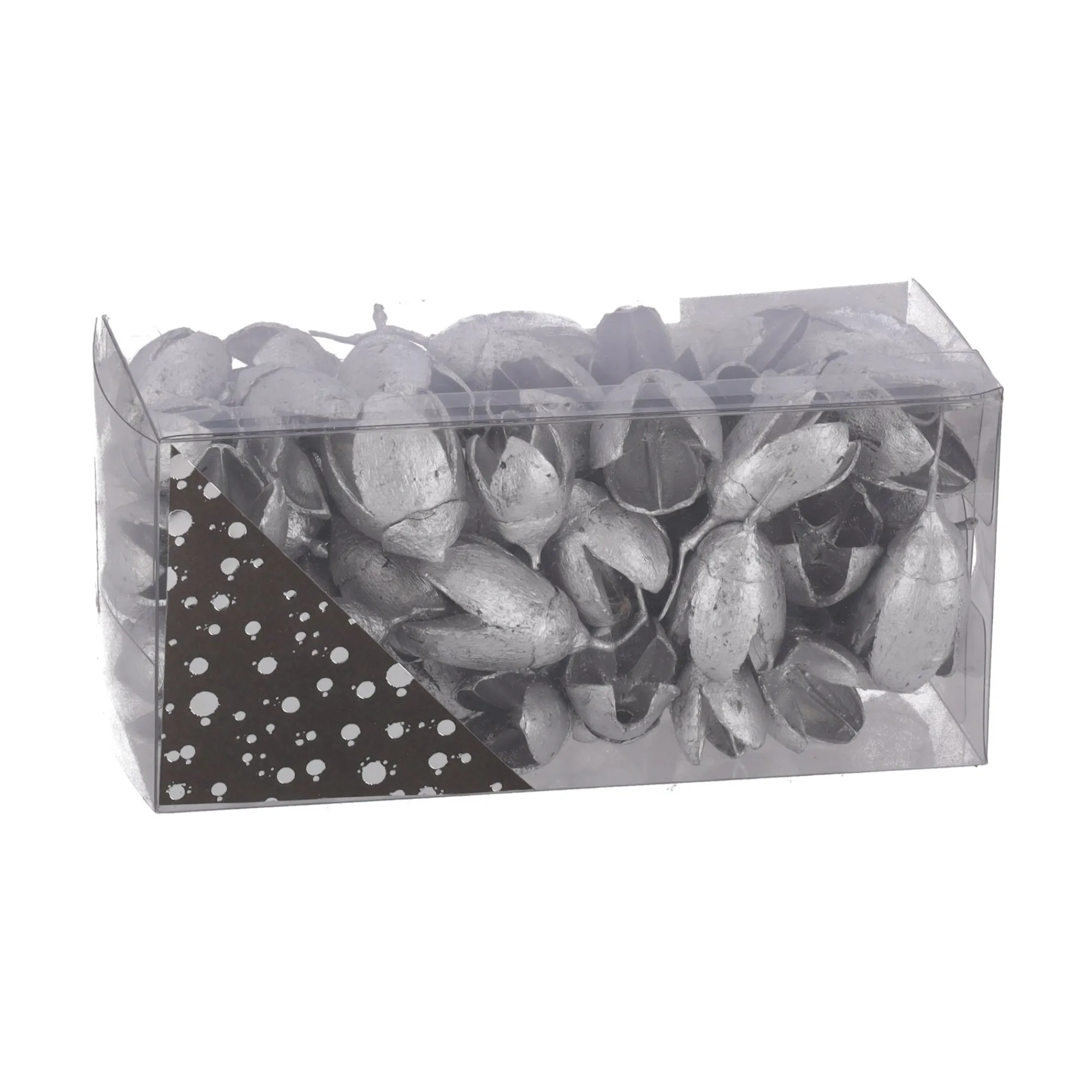 Natural Collections Woondecoratie>Exotische mix natuur zilver 6 x 6 x 14 cm 6 assorti
